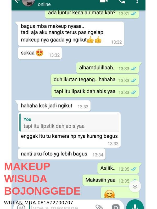 Jasa Makeup Panggilan Di Bojonggede Bogor Hubungi 081572700707