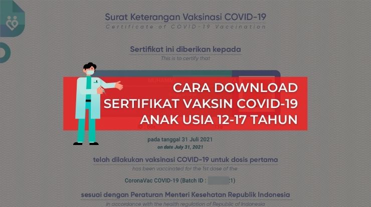 Cara Download Sertifikat Vaksin COVID-19 Anak di Kabupaten Bogor