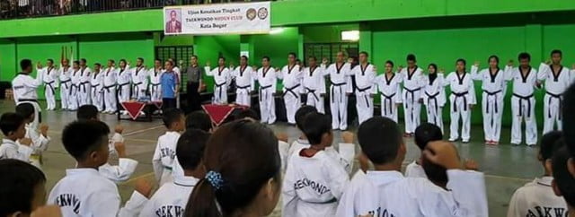 Ujian Kenaikan Tingkat Taekwondo Modus Club Kota Bogor Periode Maret 2016