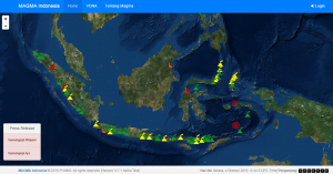 Screenshot Aplikasi Magma Indonesia melalui browser PC/Laptop