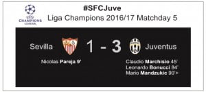 Kalahkan Sevilla 3-1 Juventus Lolos Ke Babak 16 Besar
