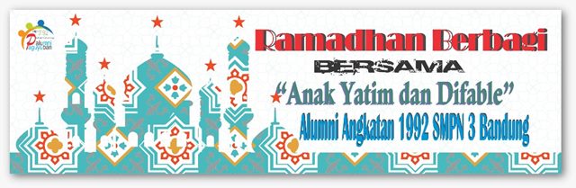 Alumni SMPN 3 Bandung Angkatan 92 Mengadakan Acara Ramadhan Berbagi
