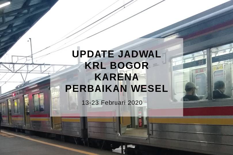 Update Jadwal KRL Bogor Karena Perbaikan Wesel