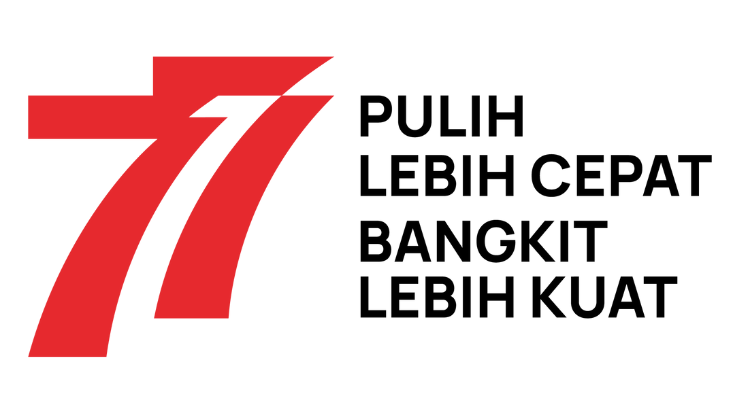 Logo HUT Ke-77 Kemerdekaan Indonesia